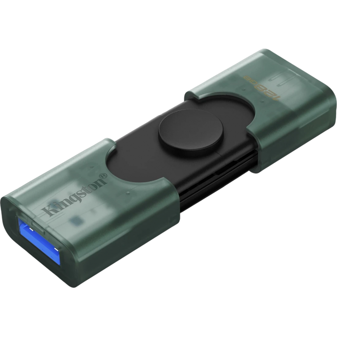 Флеш-накопитель KINGSTON 128 Gb USB-A + USB-C 3.2 Gen 1 DataTraveler DuoG2 DTDEG2/128GB