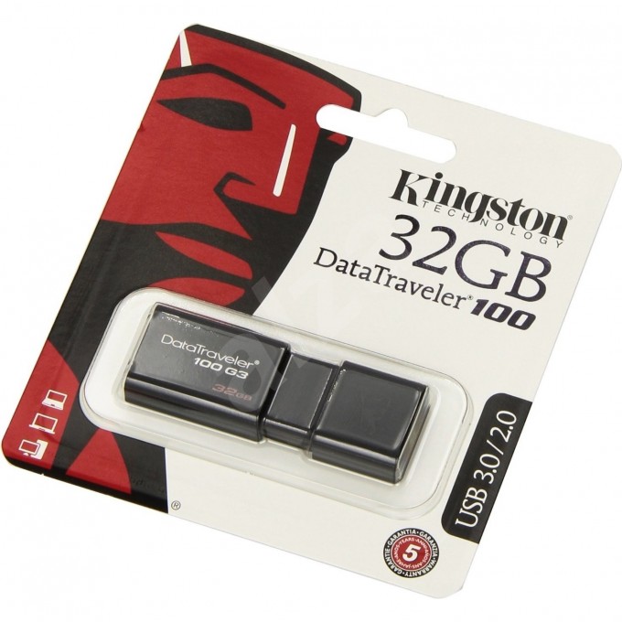 Флешка KINGSTON 32GB Pen Drives USB DT100-32GB 292191