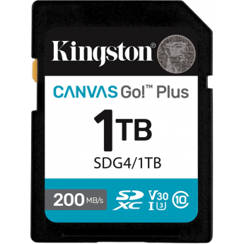 Карта памяти 1Tb SD KINGSTON CANVAS GO! PLUS (SDG4/1TB)