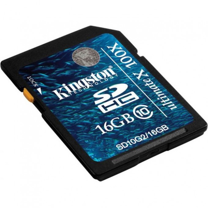 Карта памяти KINGSTON 16GB SD10G2-16GB 354269