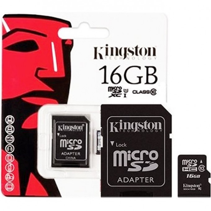 Карта памяти KINGSTON 16GB SDCG-16GBSP 543623