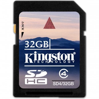 Карта памяти KINGSTON 32GB SD4-32GB