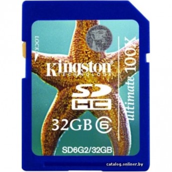 Карта памяти KINGSTON 32GB SD6G2-32GB