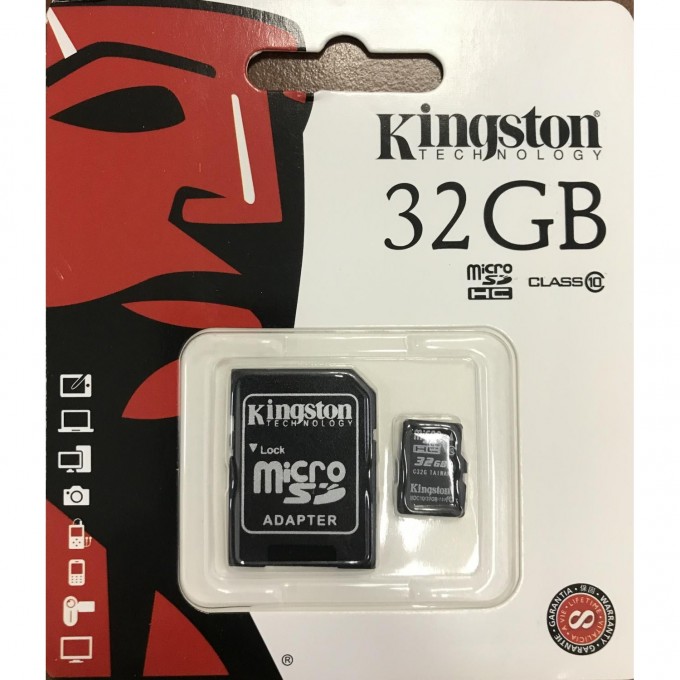 Карта памяти KINGSTON 32GB SDCS-32GB 563905