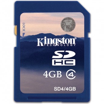 Карта памяти KINGSTON 4GB SD4C-4GBSP