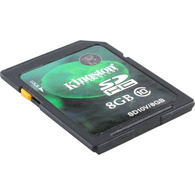 Карта памяти KINGSTON 8GB class10 SDHC SD10V-8GB 364244