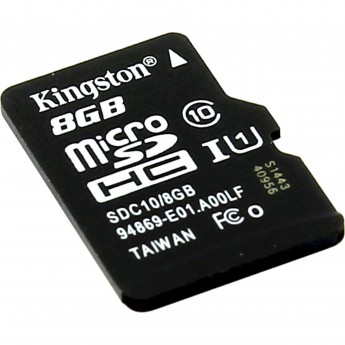 Карта памяти KINGSTON 8GB SDC10G2-8GBSP