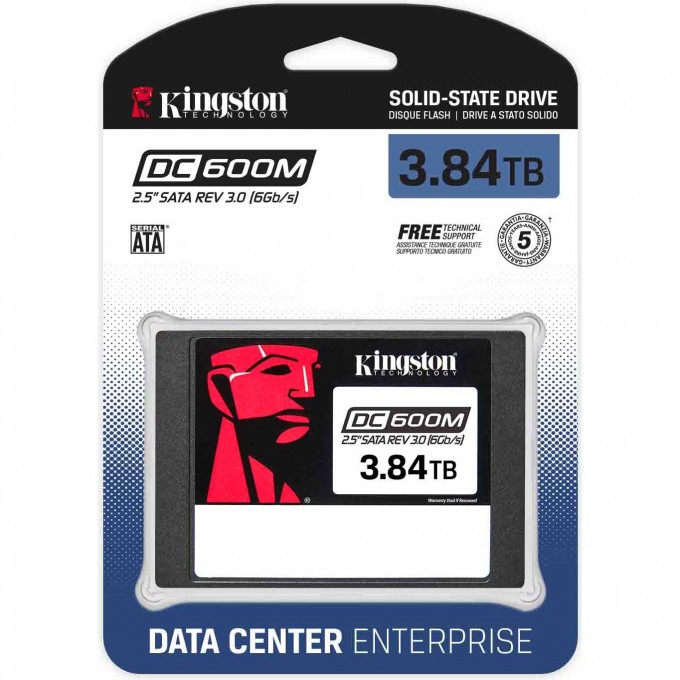 Накопитель SSD 3.84Tb KINGSTON DC600M () SEDC600M/3840G