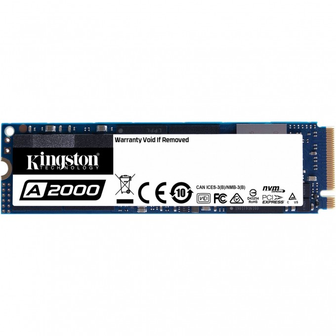 Накопитель SSD KINGSTON A2000 250Gb SA2000M8/250G 616469