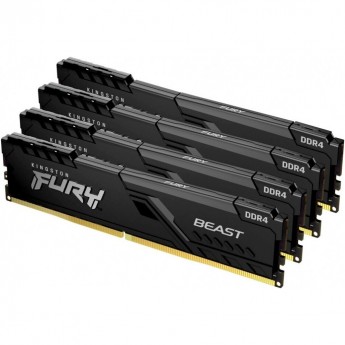 Оперативная память 128Gb DDR4 3200MHz KINGSTON FURY BEAST BLACK (KF432C16BBK4/128) (4x32Gb KIT)
