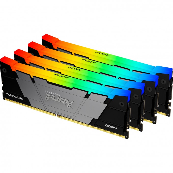 Оперативная память 128Gb DDR4 3200MHz KINGSTON FURY RENEGADE () (4x32Gb KIT) KF432C16RB2AK4/128