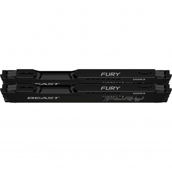 Оперативная память 16Gb DDR-III 1600MHz KINGSTON FURY BEAST BLACK (KF316C10BBK2/16) (2x8Gb KIT)