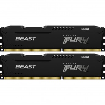 Оперативная память 16Gb DDR-III 1866MHz KINGSTON BEAST BLACK (KF318C10BBK2/16) (2x8Gb KIT)