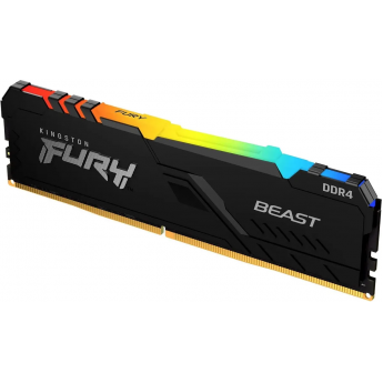 Оперативная память 16Gb DDR4 2666MHz KINGSTON FURY BEAST RGB (KF426C16BB12A/16)