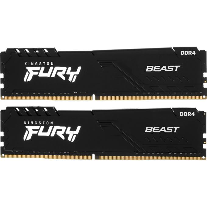 Оперативная память 16Gb DDR4 3200MHz KINGSTON FURY BEAST () (2x8Gb KIT) KF432C16BBK2/16WP