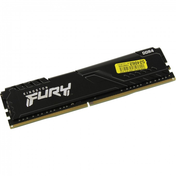 Оперативная память 16Gb DDR4 3200MHz KINGSTON FURY BEAST BLACK () KF432C16BB/16