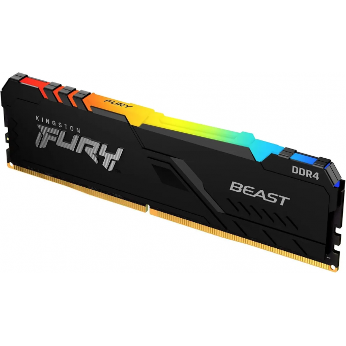 Оперативная память 16Gb DDR4 3200MHz KINGSTON FURY BEAST RGB () KF432C16BB12A/16