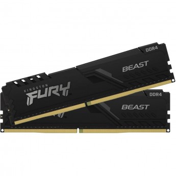 Оперативная память 32Gb DDR4 2666MHz KINGSTON FURY BEAST BLACK (KF426C16BB1K2/32) (2x16Gb KIT)