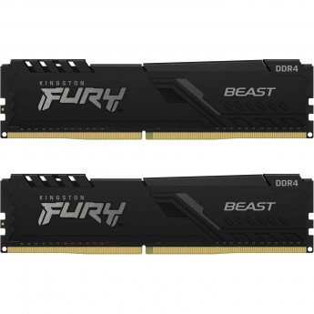 Оперативная память 32Gb DDR4 3200MHz KINGSTON FURY BEAST BLACK (KF432C16BBK2/32) (2x16Gb KIT)