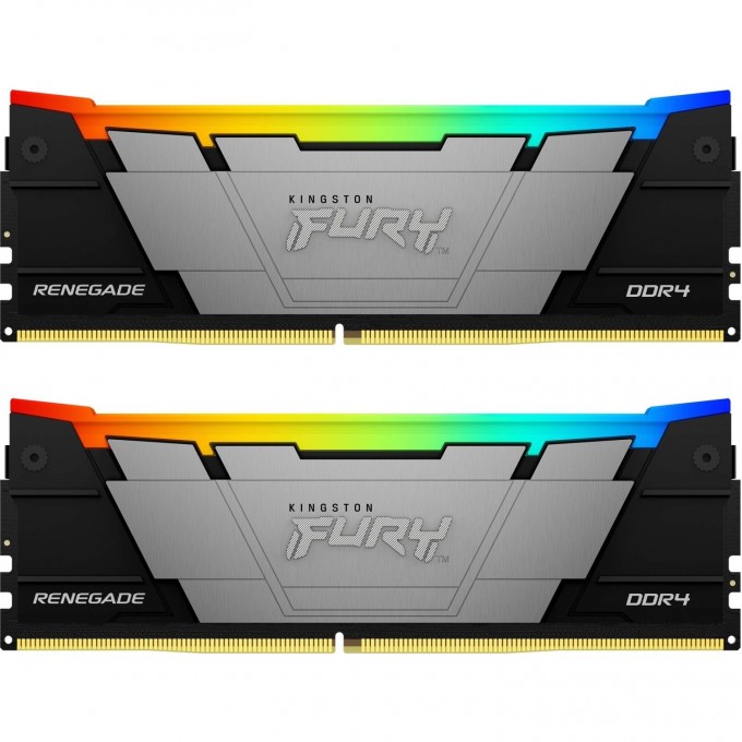 Оперативная память 32Gb DDR4 3600MHz KINGSTON FURY RENEGADE RGB () (2x16Gb KIT) KF436C16RB12AK2/32