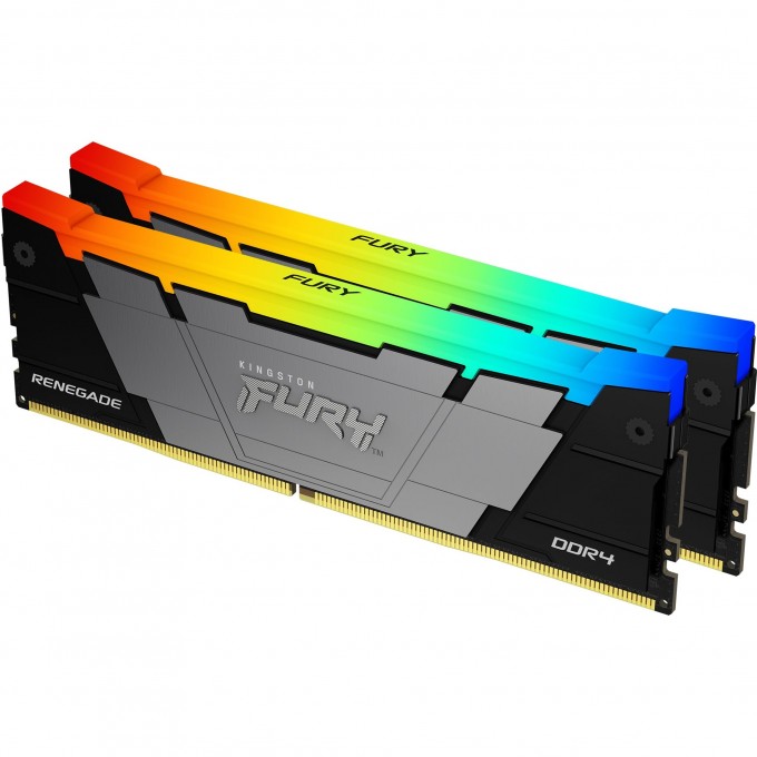 Оперативная память 64Gb DDR4 3600MHz KINGSTON FURY RENEGADE RGB () (2x32Gb KIT) KF436C18RB2AK2/64