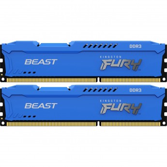 Оперативная память 8Gb DDR-III 1600MHz KINGSTON FURY BEAST BLUE (KF316C10BK2/8) (2x4Gb KIT)