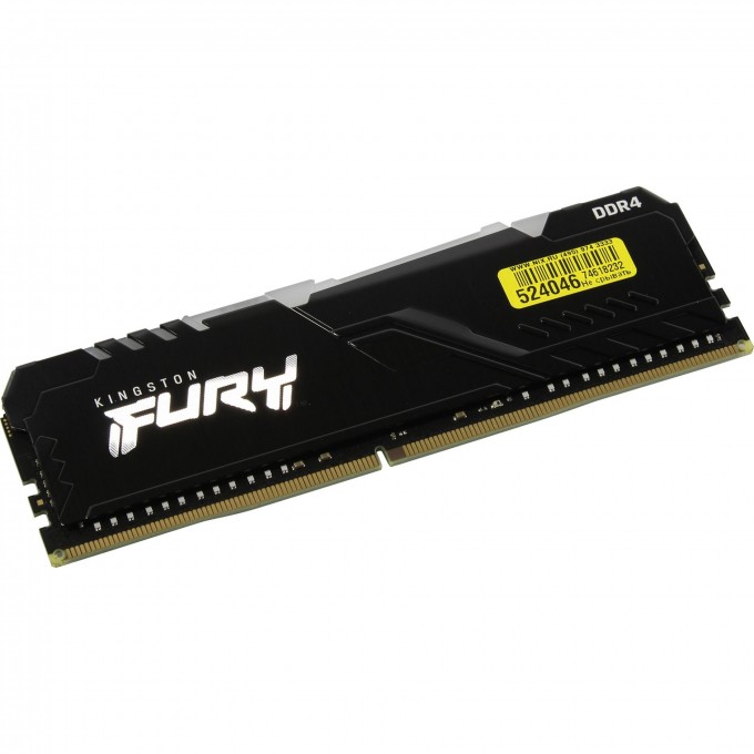 Оперативная память 8Gb DDR4 2666MHz KINGSTON FURY BEAST RGB () KF426C16BBA/8