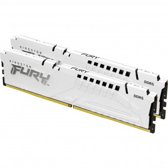 Память оперативная KINGSTON 64GB 6000MT/s DDR5 CL36 DIMM (Kit of 2) FURY Beast White EXPO