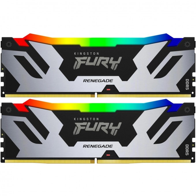 Память оперативная KINGSTON FURY RENEGADE RGB XMP 32GB 7200MT/s DDR5 CL38 DIMM (Kit of 2) KF572C38RSAK2-32