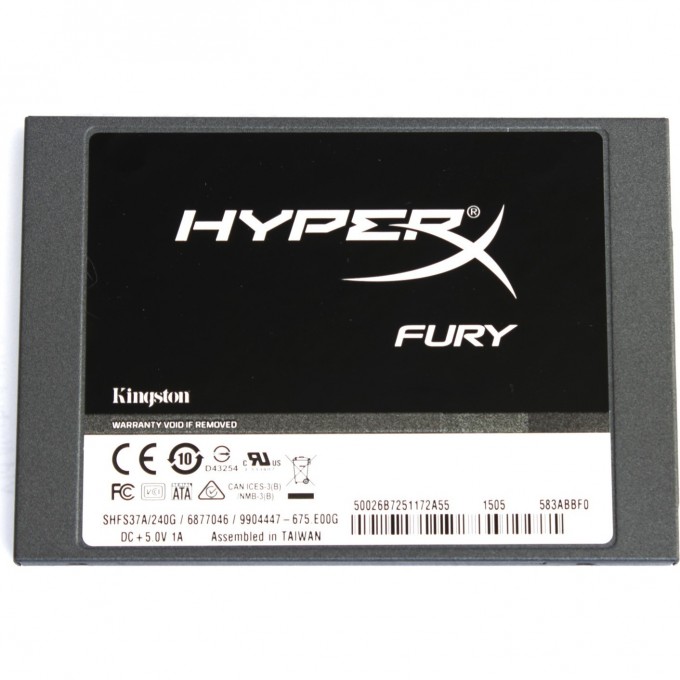 SSD диск KINGSTON HyperX Fury 3D 480Gb KC-S44480-6F 635365