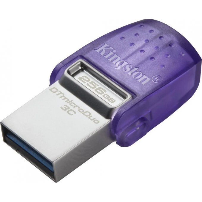 USB Flash накопитель 256Gb KINGSTON DATATRAVELER MICRODUO 3C G3 () DTDUO3CG3/256GB